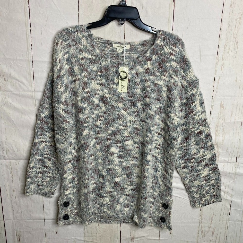 Simply Noelle Womens Sweater Knitted Crew Neck  2XL NWT